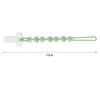 Pandaear 6 Pack Silicone Pacifier Clips, One Piece Design Teething