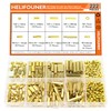 HELIFOUNER 222 Pieces M3 Male Female Hex Brass Spacers Standoffs