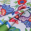 SUQ I OME Outdoor Patio Tablecloth with Umbrella Hole,Garden Tablecloth