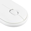 Wireless Mouse White 2.4G BT Mode Ultra Slim Silent Optical