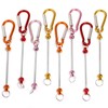 „ÄêP165„Äë5pcs Alloy Climbing Buckle Shape DIY Decoration:_Silver ZK18003.5