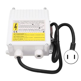 3.0HP Deep Well Pump Control Box 2.2KW, 70uf, 20A Household Submersible Switch Controller (US Plug 110V)