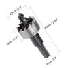uxcell 2 Pcs 23mm High Speed Steel HSS Drill Bit