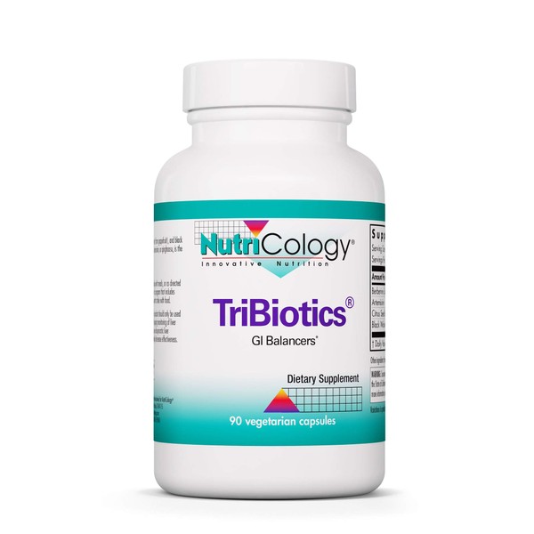 Nutricology TriBiotics - Broad-Spectrum Balancer - 90 Vegetarian Capsules