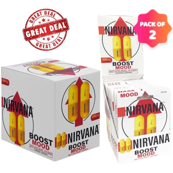 Unbranded Nirvana Boost Mood Nootropic 24 Caps Compare To Derall