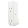 Brilliant Smart Wi-Fi Double Plug Adaptor with USB-A and USB-C