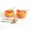 AlepTau Set of 4 Grapefruit Spoons Stainless Steel Serrated Edge