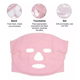 Mascarilla Gel Turmalina+ Mascarilla Hielo Hidrogel Frío Cal