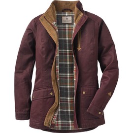 Legendary Whitetails Women's Standard Saddle Country Shirt Jacket, Rusty Maroon, X-Large