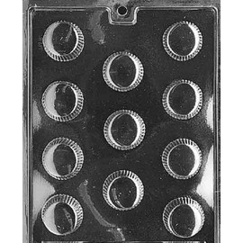 Grandmama's Goodies AO032 Peanut Butter Cup Chocolate Soap Mold (Medium)