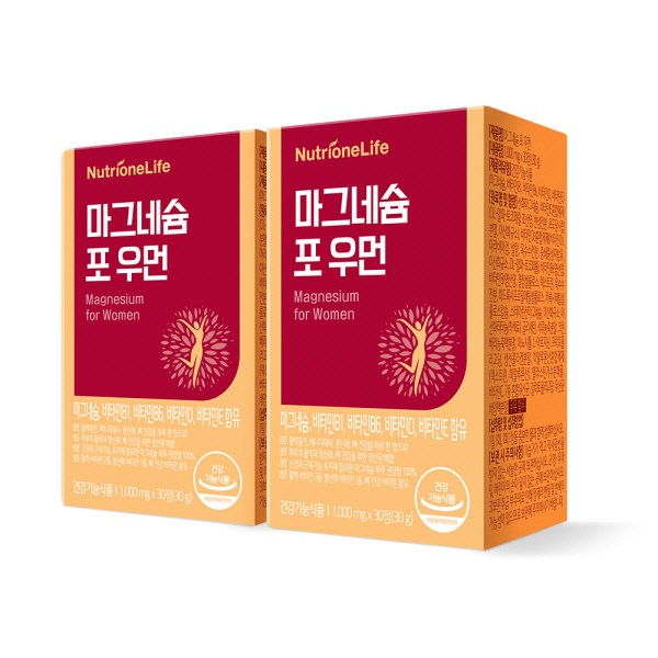 Nutri One Life Magnesium for Women (2 boxes) / 뉴트리원라이프  마그네슘 포 우먼 (2박스)