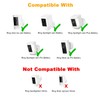 Ring Camera - Cargador de panel solar, compatible con batería