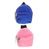 jojofuny 2 Pcs Durable Zipper Backpack for Dolls Lightweight Pretend