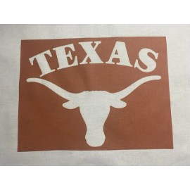 1 Texas Longhorns Quilt Block SEWING BLOCK QUILT SQUARE Fabric Material Sew #2