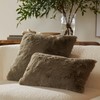 UnHide Squish Lumbar Pillow - Faux Fur Pillow - Extra