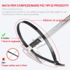 Cable Ties 650mm Large Weather Resistant Adjustable Inselock Indoor and