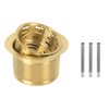 YAQUN Deep Extended Garbage Disposal Flange with Basket Strainer，Fit for