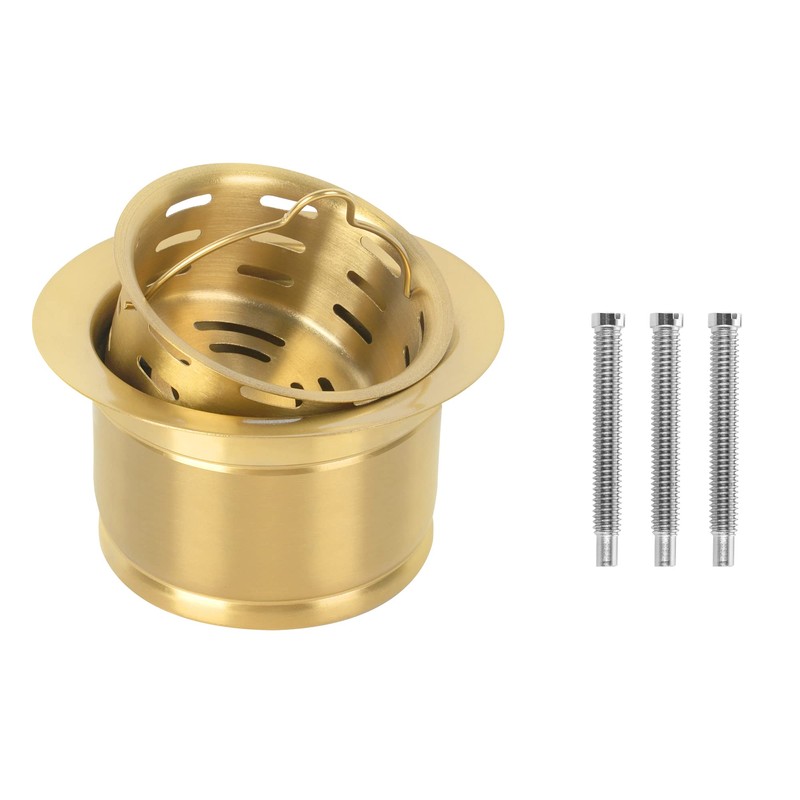YAQUN Deep Extended Garbage Disposal Flange with Basket Strainer，Fit for