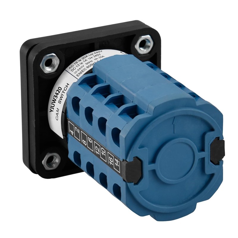 YJYUIU, Universal Cam Switch, Rotary Switch, YJUW3420 Toggle Switch 660V,