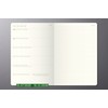 SIGEL C2603 Weekly Note Calendar 2025/2026, Approx. A5, Black, Hardcover,