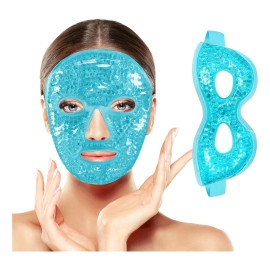 Máscaras De Hielo Para Ojos Y Cara Frio/caliente 2pcs