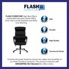 Flash Furniture High Back Black LeatherSoft Executive Swivel Office Chair
