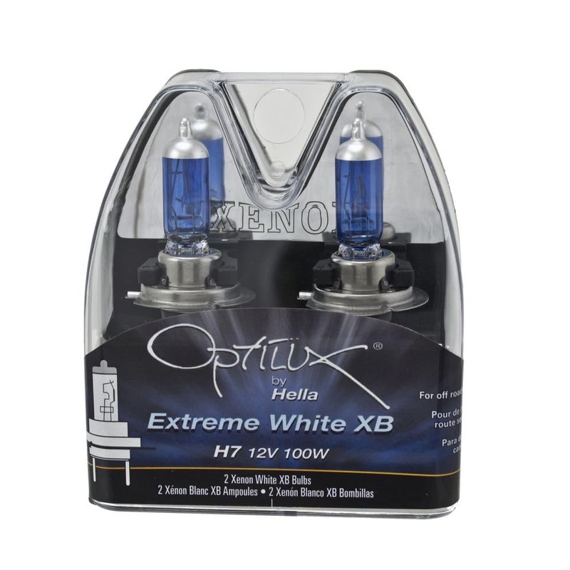 Hella H71070307 Optilux XB Series H7 Xenon White Halogen Bulbs,