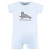 Touched by Nature Baby Boys' Organic Cotton Rompers, Endangered Seal,