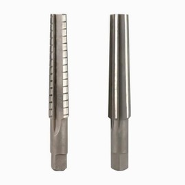 2PCS MT2 Taper Reamer, Fine/Rough Reamer, Alloy Steel High Hardness Straight Shank Reamer, for Bore Machining,Installed in Drilling Machine,Milling Machine,Etc