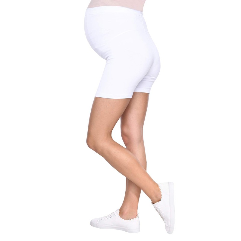 MijaCulture Comfortable Short Maternity Leggings for Pregnant Women Shorts Leggings