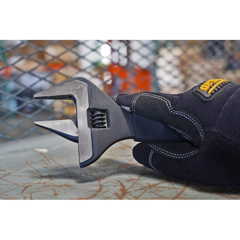 Proferred Plumbing Adjustable Wrench, Black Phosphate Finish, 4 Available Size