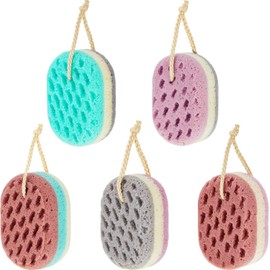 Esponja de baño Boao 5 pzs – Suave, exfoliante y calmante