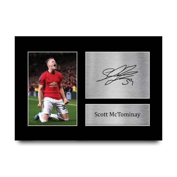 HWC Trading A4 Scott McTominay Presents Printed Signed Autograph Picture for Fans and Supporters - A4
