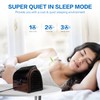 POOCCI Desk Fan Personal Quiet Powerful Small Table Fans Retro