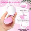 Espejo de Bolsillo, 50 Piezas Mini Espejo para Maquillaje Rosa