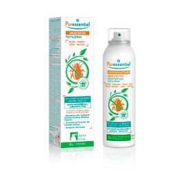 Puressentiel - Reinigend - Ungeziefer Textilspray - mit ätherischen Ölen - behandelt alle Textilien und Möbel, die von Milben, Wanzen, Flöhen und Motten befallen sind - 150 ml