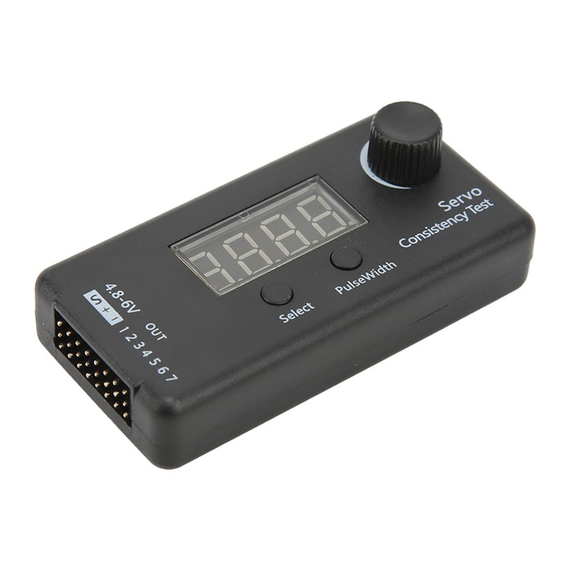 Digital Servo Tester 3 Modes High Accuracy Black Plastic Servo