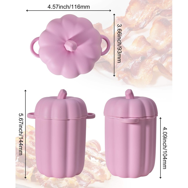 Aliglow Bacon Grease Strainer Bin Collector Kitchen Tools, Fun MulFunctional