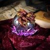Nemesis Now Crimson Hatchling Glow Dragon Red Dragonling Crystal Figurine,