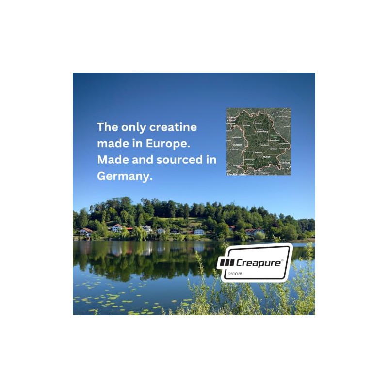 Creapure® The Cleanest Creatine Monohydrate 5g in Compostable Sachets (15