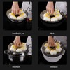 Foldable Vegetable Steam Basket No Warping 304 Stainless Steel Folding