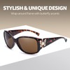 TJUTR Polarised Sunglasses for Womens Wrap Around Sun Glasses with