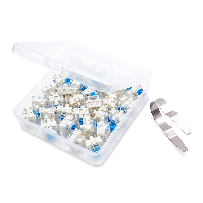 Granvela Gateron 32 Pack KS-9 Blue Switches for Mechanical Keyboard