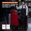 RefrigiWear Men's Iron-Tuff High-Bib Overalls, -50°F (-46°C), Large, Navy