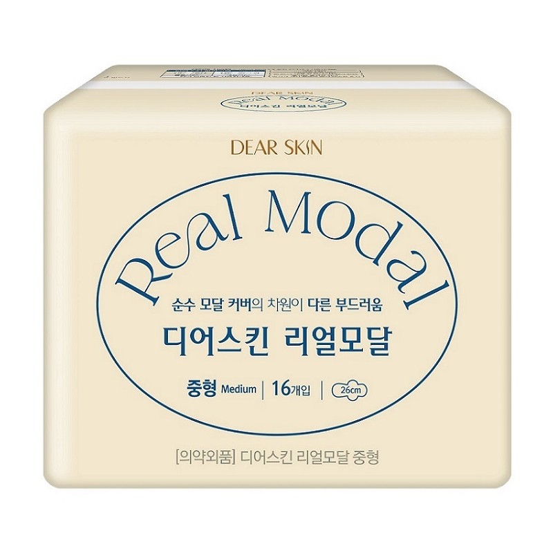 DEARSKIN Real Modal Sanitary Pads Medium 16P - Medium 16P