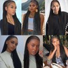 DOSAY Full Lace Cornrow Braided Wigs for Black Women Knotless