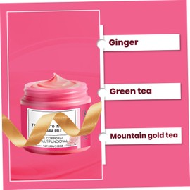 1 crema corporal hidratante para la elasticidad de la piel, crema para estrías de 3, 5 oz con hidratación glicerina, fórmula agua rosas para una piel más suave