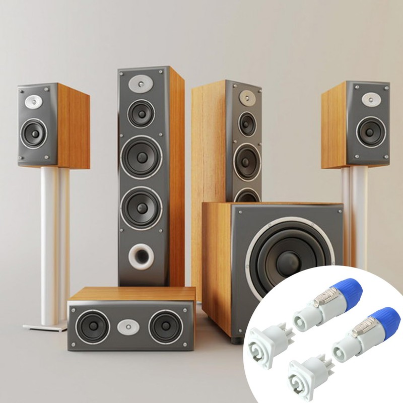 Greluma 3 Sets Powercon Connection Output, Suitable for Nac3fca Powercon