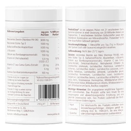 Kulturen Komplex ProbioGlow 21 Cultures 30 Billion Bifidobacteria and Lactic Acid Bacteria Resistant Strength Type 3, Acacia Fibres, Resistant Corn dextrin, Glutamine