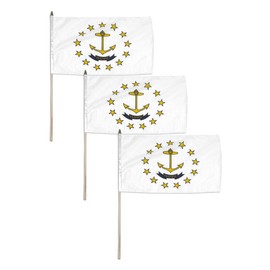 Rhode Island Flag 12 x 18 inch (12 PK)